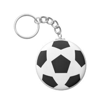 Soccer Ball Shape Keychains