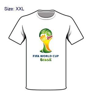 T shirt Size XXL   Fifa World CUP Brazil / Brasil Rio 2014, Short Sleeve Men's T shirt, with Logo  Other Products  