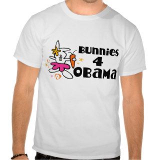 Bunnies For Obama Election T shirt