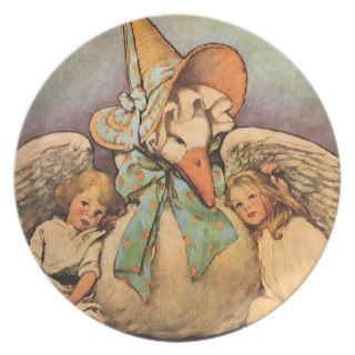 Vintage Mother Goose Children Jessie Willcox Smith Plates