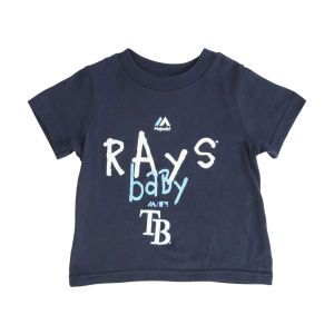 Tampa Bay Rays Majestic MLB Infant Born Into This T Shirt
