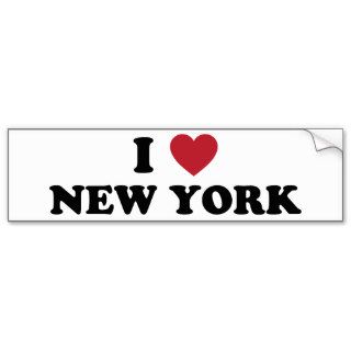 I Love New York Bumper Sticker