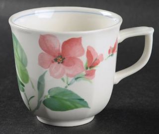 Mikasa French Silk Flat Cup, Fine China Dinnerware   Gallery Line        Floral
