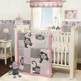 Pinkie 3pc Crib Bedding Set