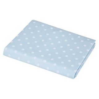 TL Care 100% Cotton Percale Fitted Crib Sheet   Blue Dot