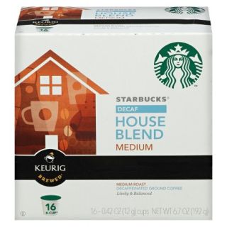Starbucks House Blend Decaf K Cup 16 ct
