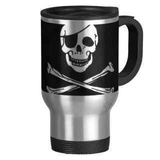 Pirate Skull and Cross Bones   Jolly Roger Mugs