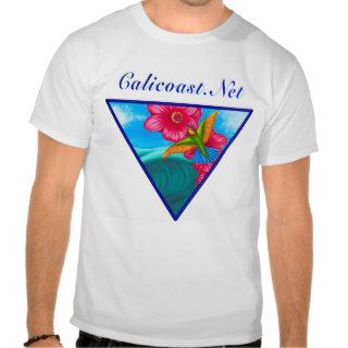 Hummingbird Island Triangle Design Tee Shirts