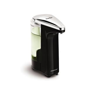 simplehuman 8 fl. oz. Compact Black Sensor Pump for Soap Lotion or Sanitizer ST1019