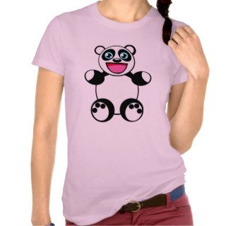 Panda Pink T Shirt