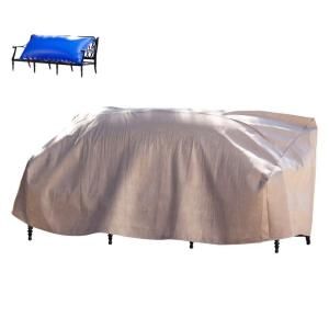 Duck Covers Small Patio Sofa Cover with Inflatable Airbag to Prevent Pooling MSO793735