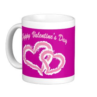 Happy Valentine's Day Kissing Hearts Coffee Mug