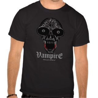 Cool vampire tribal skull graphic art t shirt