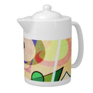 Abstract Art Custom Teapot