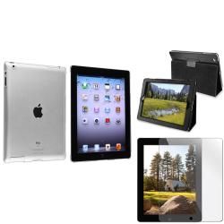 BasAcc Crystal Case/ Protector/ Leather Case for Apple iPad 2/ 3/ New iPad/ 4 BasAcc iPad Accessories