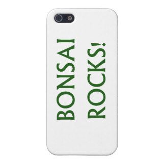Bonsai Rocks Slogan saying done in Green Text Case For iPhone 5