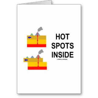 Hot Spots Inside (Geology Volcanology Attitude) Card
