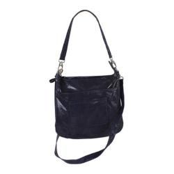 Women's Latico Gabby 7224 Navy Leather Latico Fabric Bags
