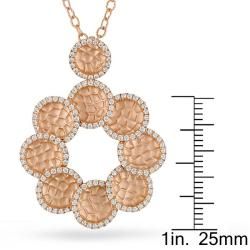 Miadora 18k Pink Gold 7/8ct TDW Diamond Fashion Necklace (G H, SI1 SI2) Miadora One of a Kind Necklaces