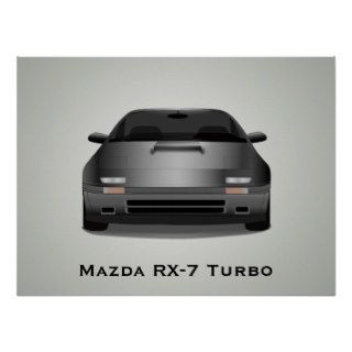 Mazda RX 7 Turbo Poster