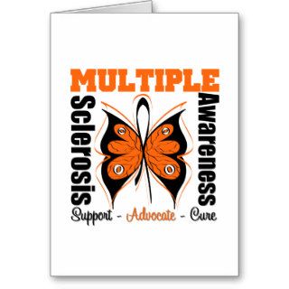 Multiple Sclerosis Awareness Butterfly Cards