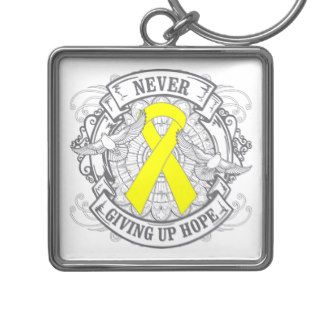 Spina Bifida Never Giving Up Hope Key Chains