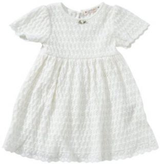 LANA natural wear Baby   Mädchen Taufbekleidung 121 1342 5031 Kleid Marella, Gr. 62/68, Weiß (301 weiss) Bekleidung
