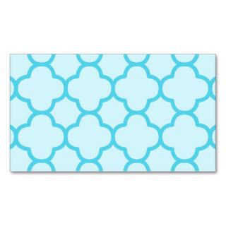 Teal Large Rounded Honeycomb with Teal Background Business Cards