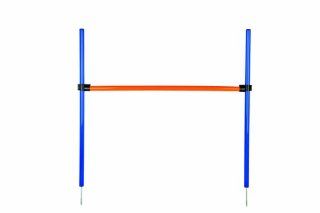 Trixie 3207 Dog Activity Agility Hürde, 123 × 115 × ø 3 cm, blau/orange Haustier