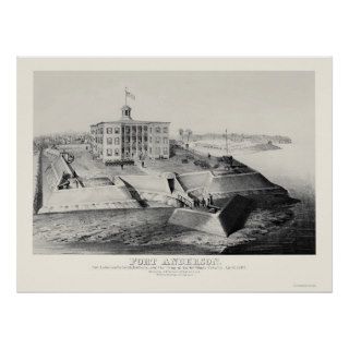 Fort Anderson in Paducah, KY 1862 Print