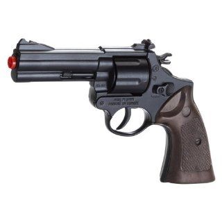 Gonher 127/6   Revolver Magnum 12 Schuss mit Kurzlauf 24 cm, schwarz Spielzeug