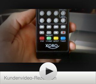 Xoro HRS 8530 Digitaler Satelliten Receiver (HDTV, DVB S2, HDMI, PVR Ready, USB 2.0) schwarz Heimkino, TV & Video