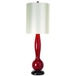 Trend Lighting Pique 33.5 in. Crimson Table Lamp TT5210