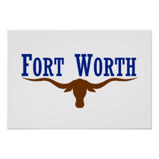 Fort Worth Flag Posters