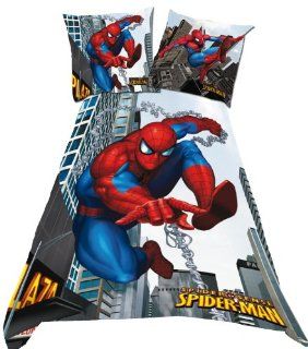 Bettwäsche spiderman chain 140x200+65x65cm Küche & Haushalt