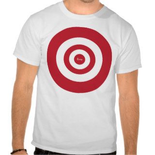 Easy Target Dart Board Tee Shirts