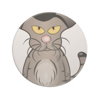 Cartoon Angry Cat.png Coaster