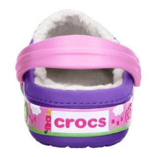 Girls' Crocs Crocband? Hello Kitty Fair Lined Clog Neon Purple Crocs Slip ons