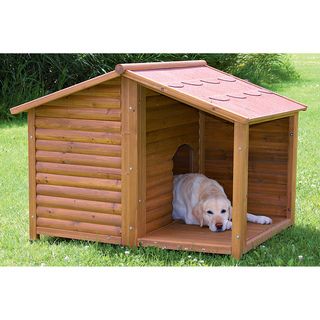 TRIXIE Rustic Dog House (L) Trixie Dog Houses