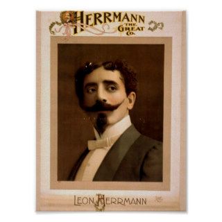 Herrmann,  'Leo Herrmann' Vintage Theater Poster