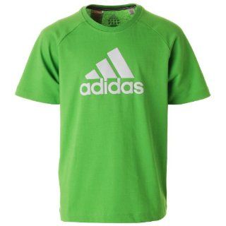 adidas Kinder T shirt Essentials, intensgrn/wh, 152, V36042 152 Sport & Freizeit