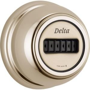 Delta Classic Body Spray/ Jet Trim Kit Only in Polished Nickel with H2Okinetic (Valve Not Included) T50001 PN