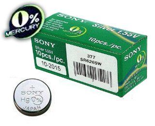 Sony Silber Oxid Knopfzelle Code 377 155 V 28mAh Elektronik
