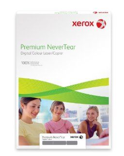 Xerox 003R98058 Wasserfestes Papier Premium NeverTear, DIN A4, 120 µm, 100 Blatt, weiß Bürobedarf & Schreibwaren