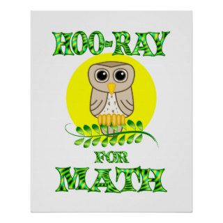 Hoo Ray for Math Print