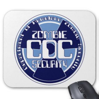 CDC Department of Homeland Zombie Security Mouse Pads