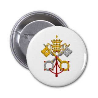 Emblem of the Papacy Official Pope Symbol Coat Pins