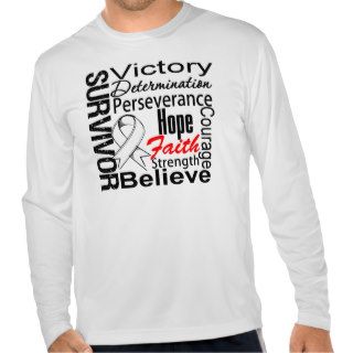 Retinoblastoma Cancer Survivor Collage Tshirt