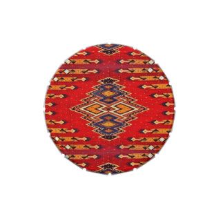 Vintage Ethnic Tribal Navajo Southwestern Textiles Candy Tin