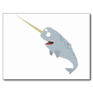 narwhal postcards